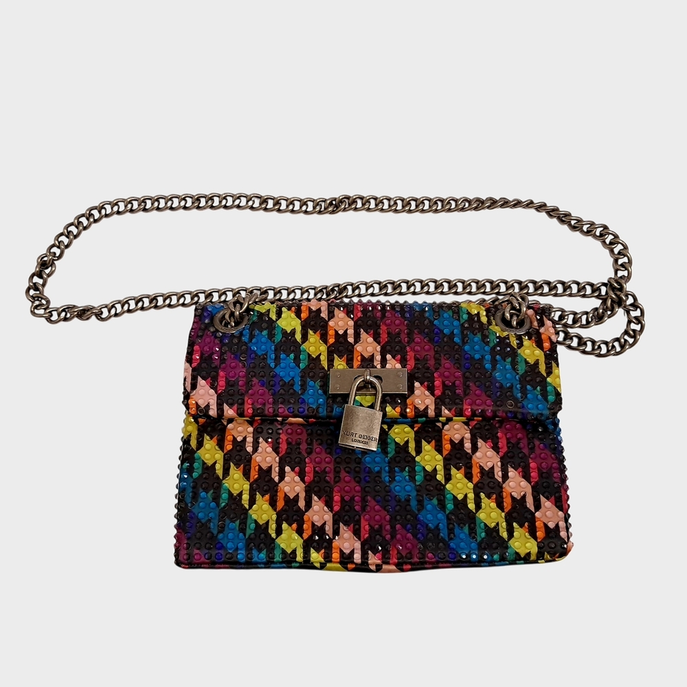 Kurt Geiger Multicolor Sequin Crossbody Bag